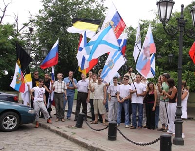 Новый Регион: В Одессе 300-летие победы в Полтавской битве отпраздновали под российским и Андреевским флагами (ФОТО)