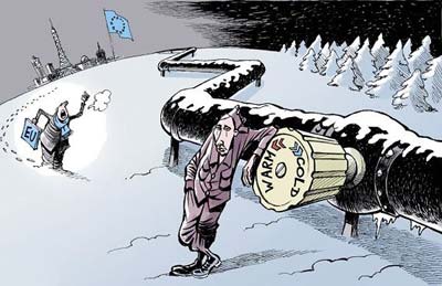 Новый Регион: ''Газовые боги'' добивают старушку-Европу: карикатуристы присоединились к войне за углеводороды